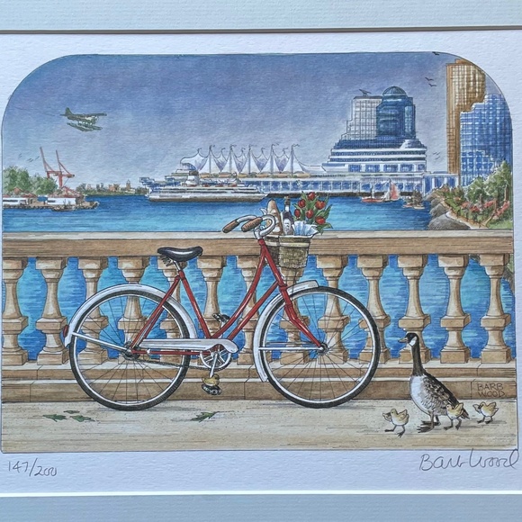 🇨🇦 Vancouver Watercolour | 12.5"D x 14.5"W - Picture 5 of 9